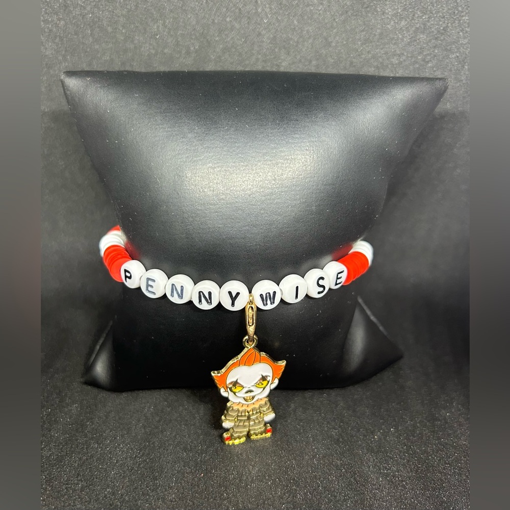 Pennywise (Horror Film) Heishi Charm Bracelet